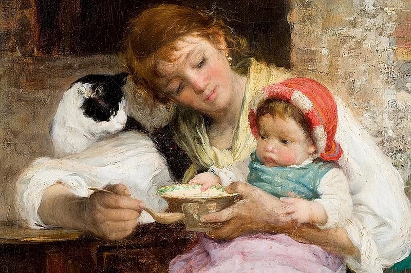 Nutrire il bambino dettaglio